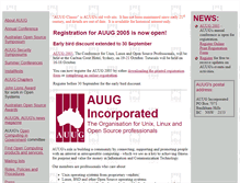 Tablet Screenshot of classic.auug.org.au